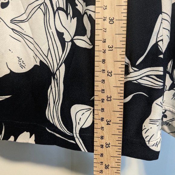 International INC Company Navy Blue & White Floral Dress - Picture 5 of 5